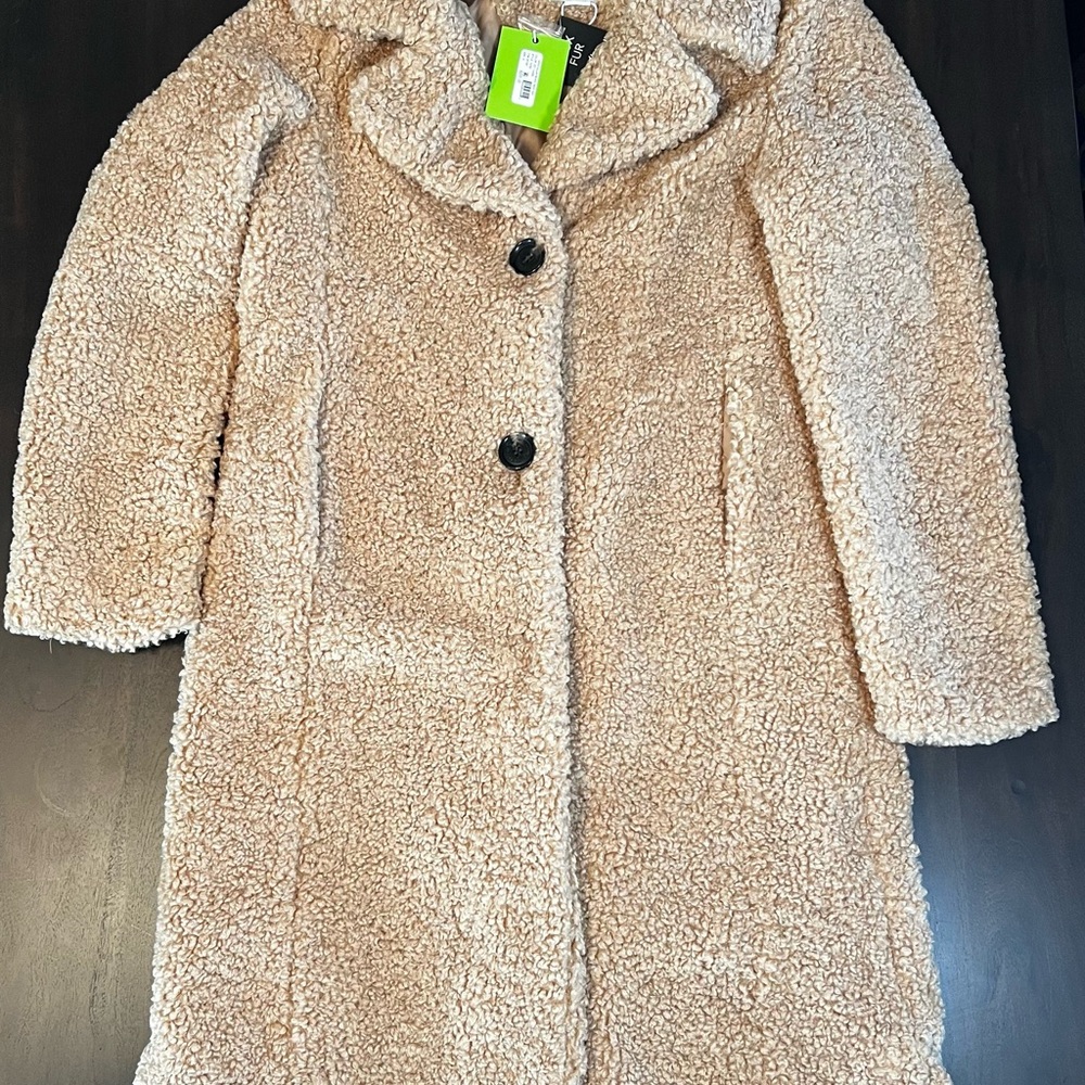 Sam Edelman Tan Teddy Coat